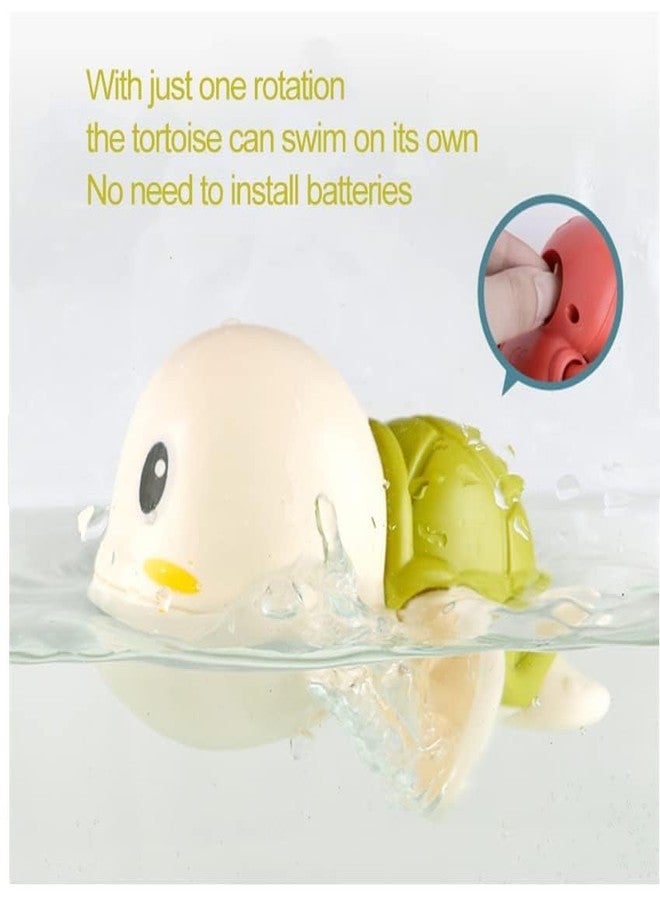 BLISSBORN Summer Best Cute Swimming Turtle Bath Toys for Toddlers Floating Wind Up Toys for 1 to 4 Year Old Babies - Multicolour ( 1 pcs ) - Image 3